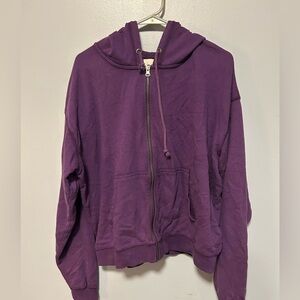 Bdg purple zip up